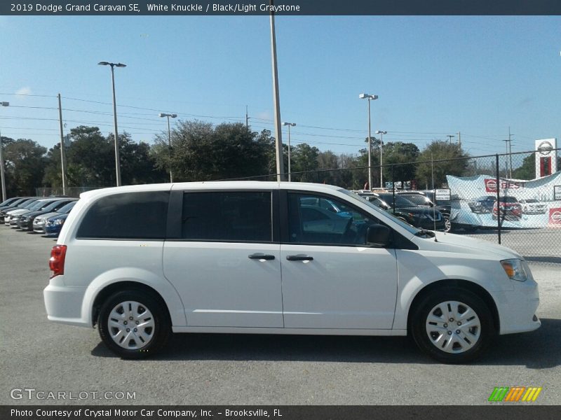 White Knuckle / Black/Light Graystone 2019 Dodge Grand Caravan SE