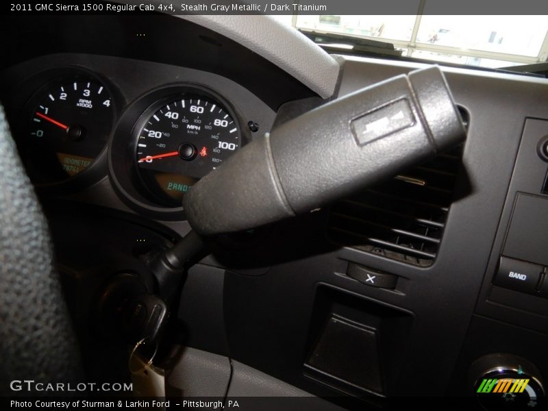 Stealth Gray Metallic / Dark Titanium 2011 GMC Sierra 1500 Regular Cab 4x4