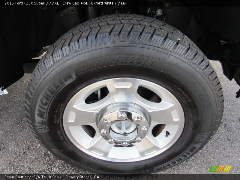 Oxford White / Steel 2015 Ford F250 Super Duty XLT Crew Cab 4x4