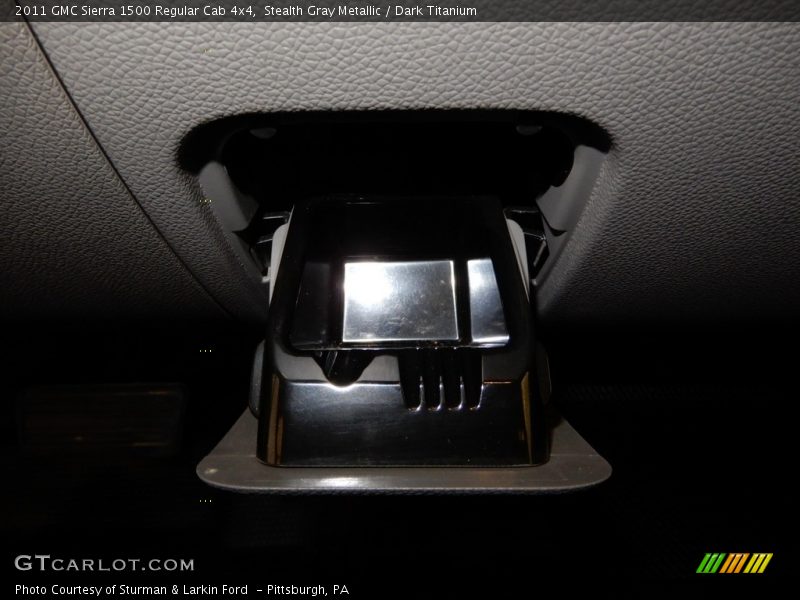 Stealth Gray Metallic / Dark Titanium 2011 GMC Sierra 1500 Regular Cab 4x4