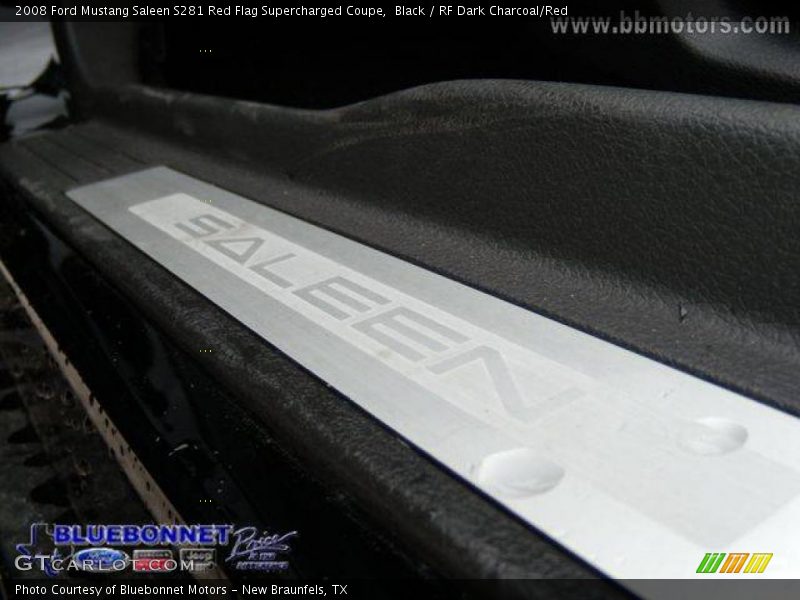 Black / RF Dark Charcoal/Red 2008 Ford Mustang Saleen S281 Red Flag Supercharged Coupe