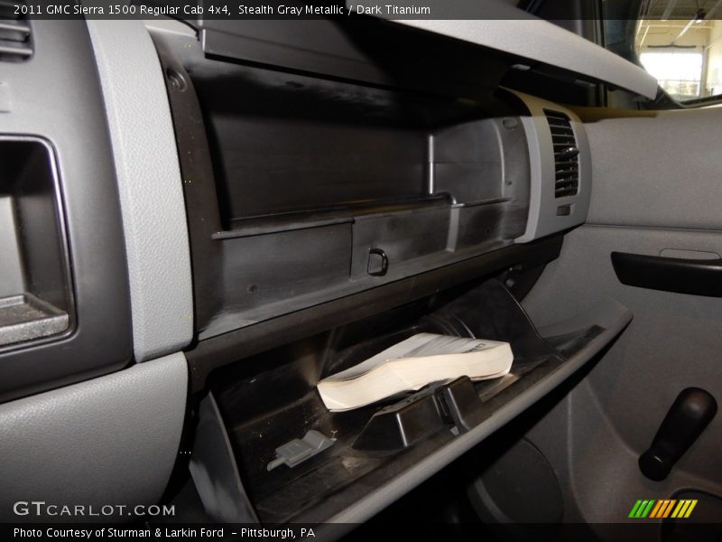 Stealth Gray Metallic / Dark Titanium 2011 GMC Sierra 1500 Regular Cab 4x4