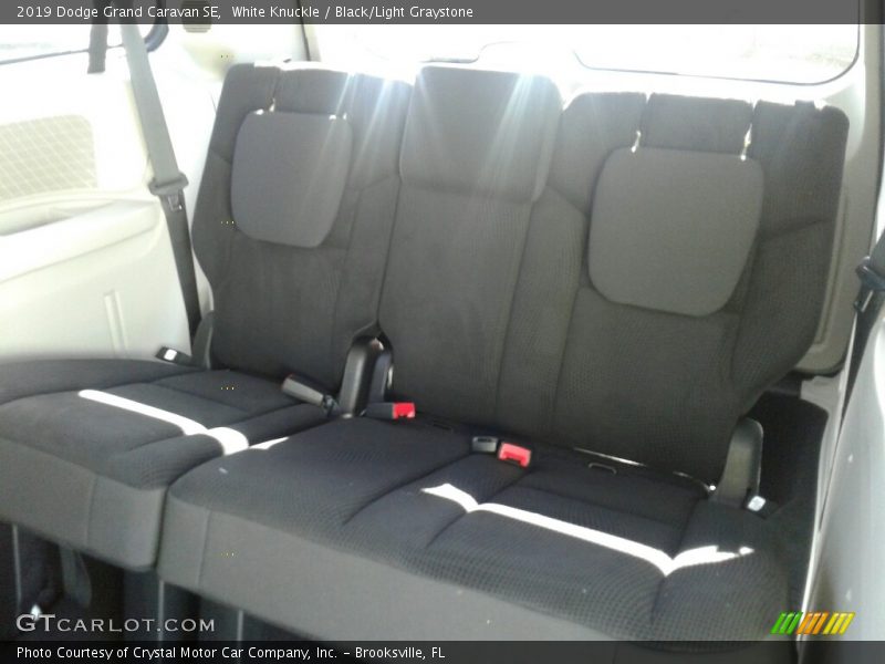 White Knuckle / Black/Light Graystone 2019 Dodge Grand Caravan SE