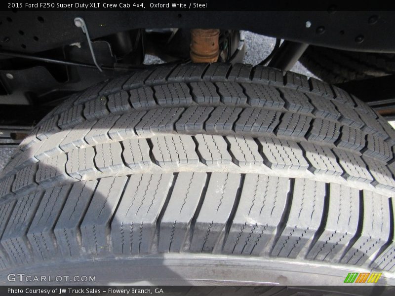 Oxford White / Steel 2015 Ford F250 Super Duty XLT Crew Cab 4x4
