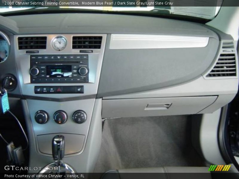 Modern Blue Pearl / Dark Slate Gray/Light Slate Gray 2008 Chrysler Sebring Touring Convertible
