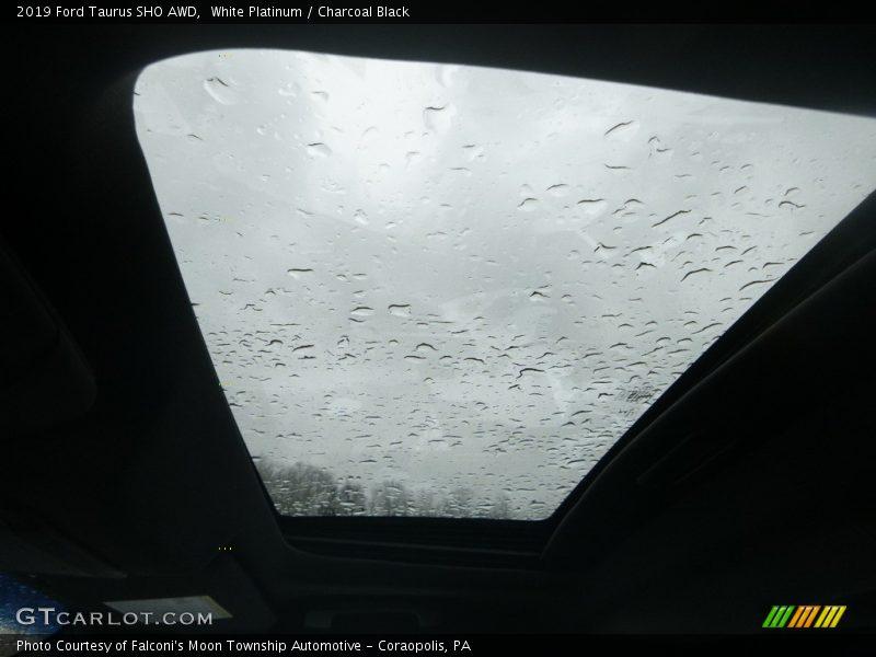 White Platinum / Charcoal Black 2019 Ford Taurus SHO AWD