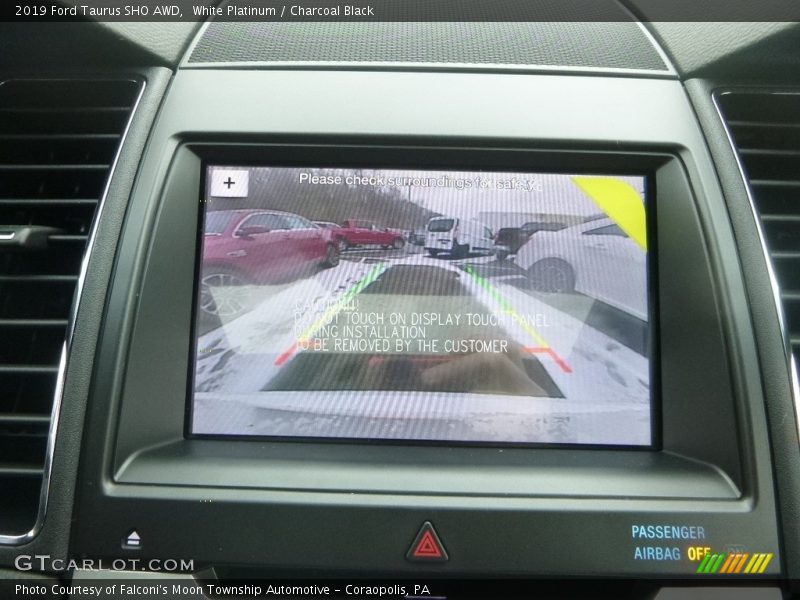 White Platinum / Charcoal Black 2019 Ford Taurus SHO AWD