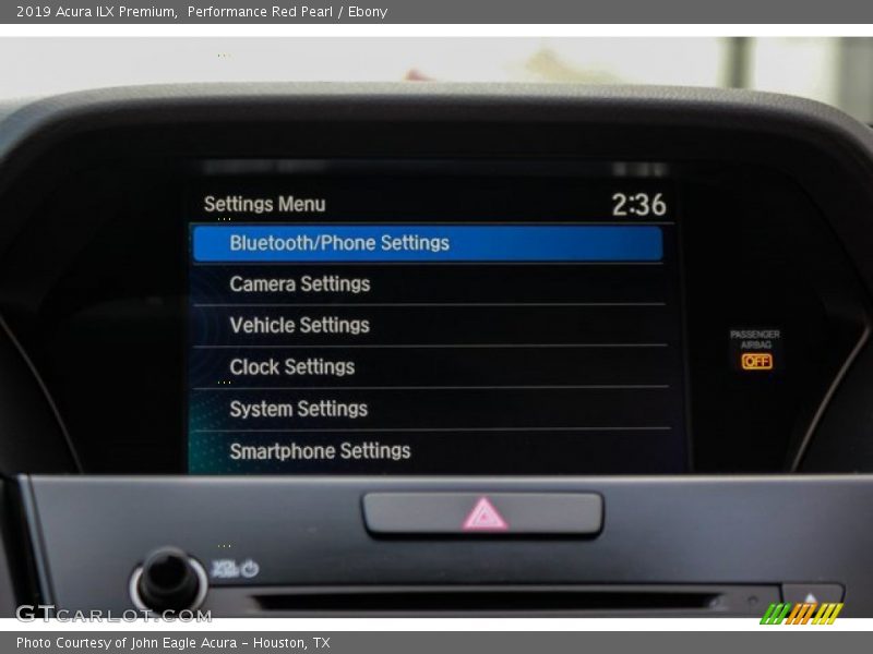 Performance Red Pearl / Ebony 2019 Acura ILX Premium