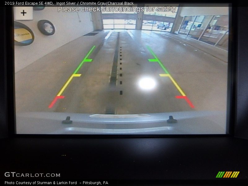 Ingot Silver / Chromite Gray/Charcoal Black 2019 Ford Escape SE 4WD