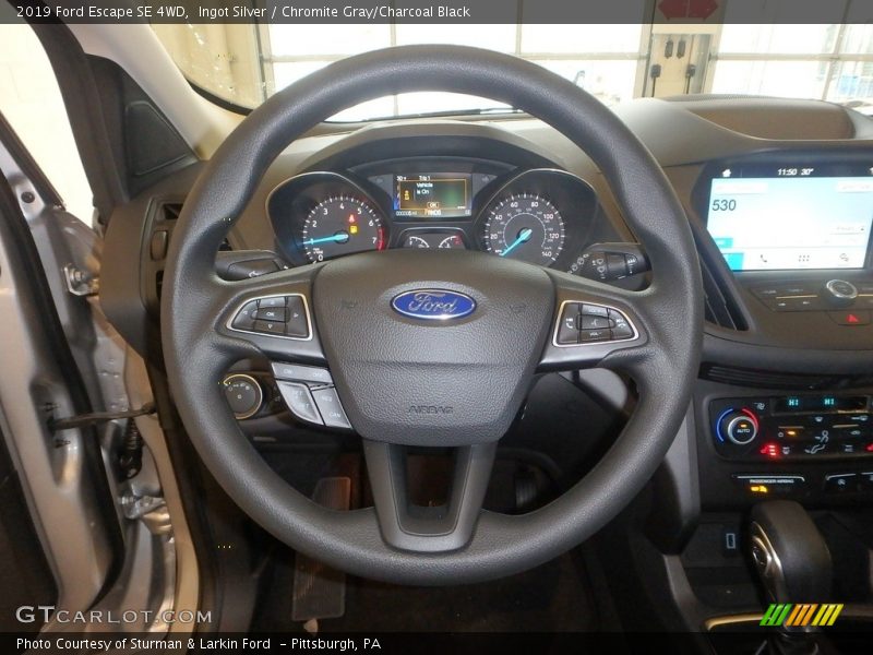 Ingot Silver / Chromite Gray/Charcoal Black 2019 Ford Escape SE 4WD