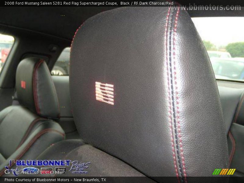 Black / RF Dark Charcoal/Red 2008 Ford Mustang Saleen S281 Red Flag Supercharged Coupe