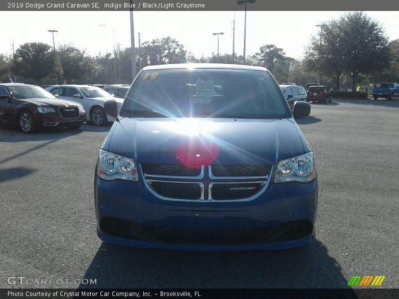 Indigo Blue / Black/Light Graystone 2019 Dodge Grand Caravan SE