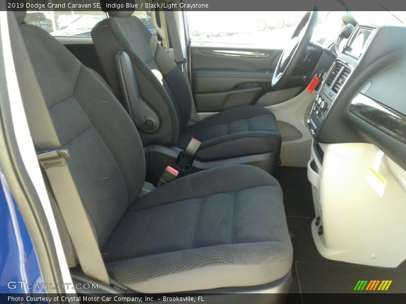 Indigo Blue / Black/Light Graystone 2019 Dodge Grand Caravan SE