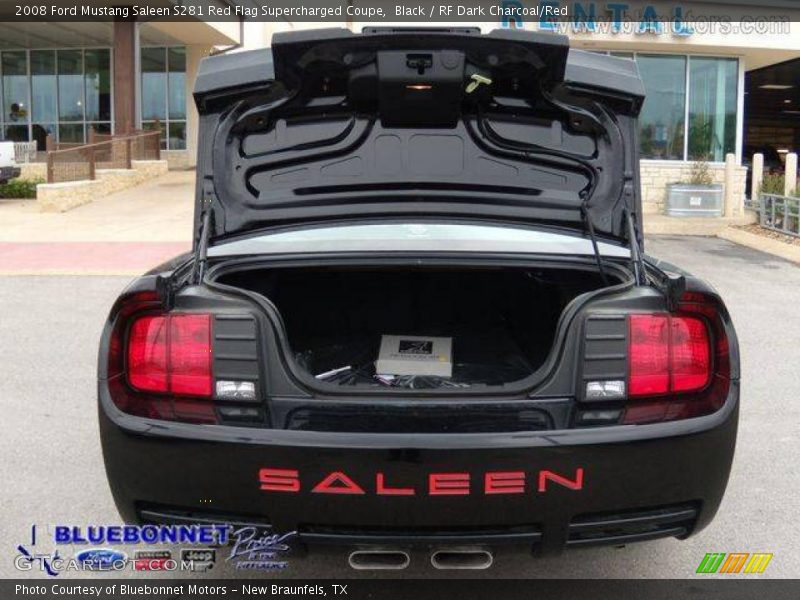 Black / RF Dark Charcoal/Red 2008 Ford Mustang Saleen S281 Red Flag Supercharged Coupe