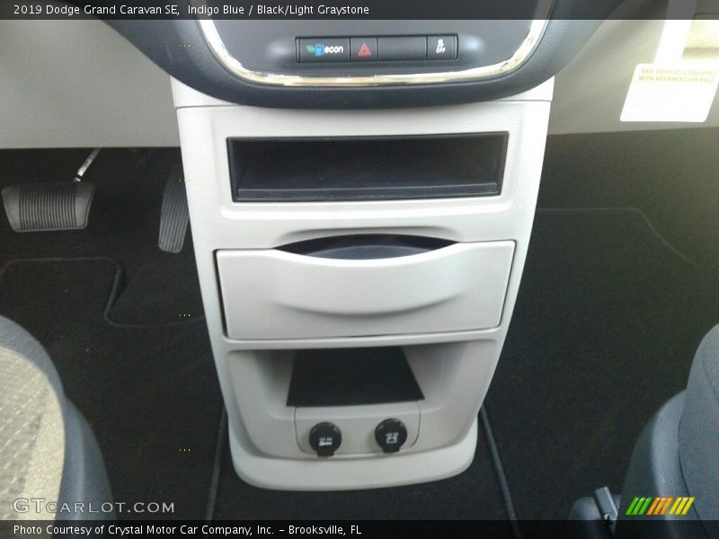 Indigo Blue / Black/Light Graystone 2019 Dodge Grand Caravan SE