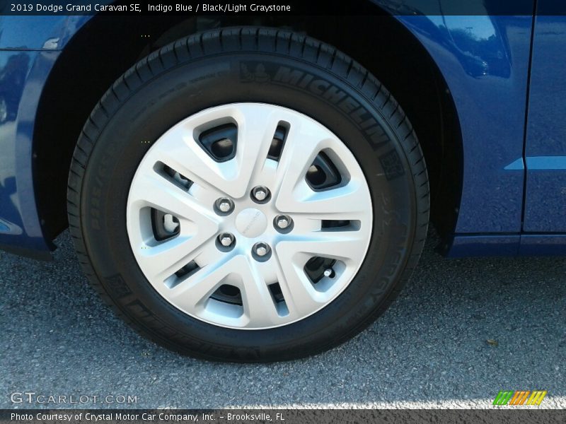 Indigo Blue / Black/Light Graystone 2019 Dodge Grand Caravan SE