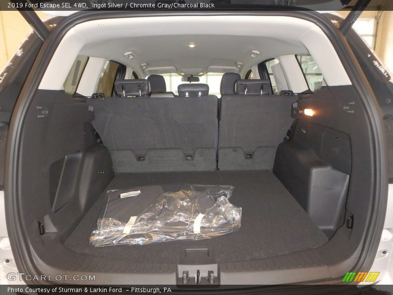 Ingot Silver / Chromite Gray/Charcoal Black 2019 Ford Escape SEL 4WD