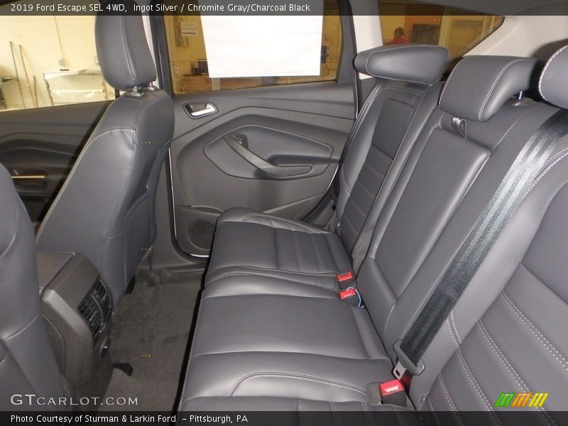 Ingot Silver / Chromite Gray/Charcoal Black 2019 Ford Escape SEL 4WD