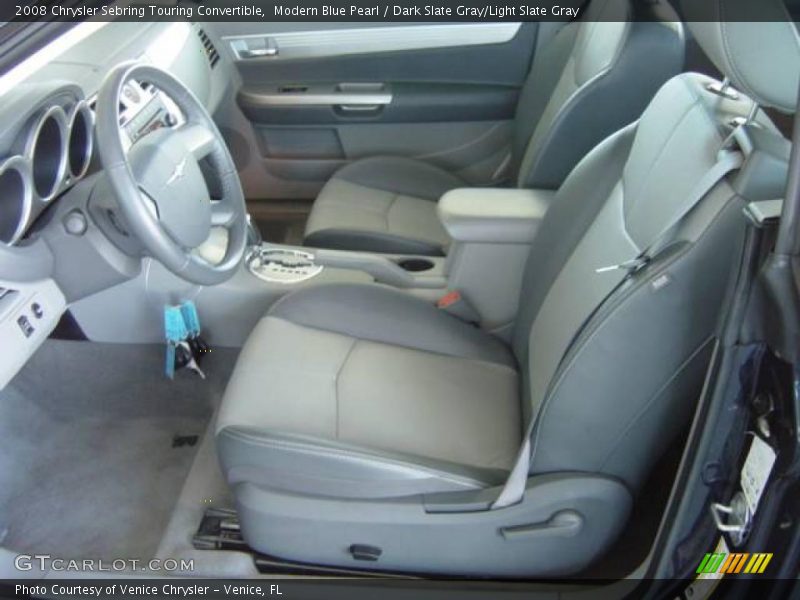 Modern Blue Pearl / Dark Slate Gray/Light Slate Gray 2008 Chrysler Sebring Touring Convertible