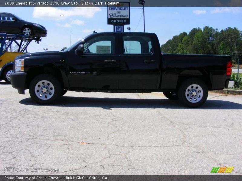 Black / Dark Titanium 2009 Chevrolet Silverado 1500 Crew Cab