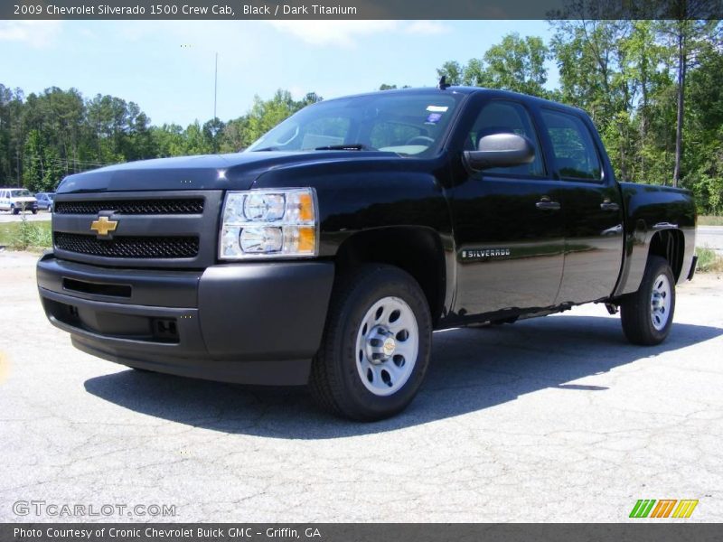 Black / Dark Titanium 2009 Chevrolet Silverado 1500 Crew Cab