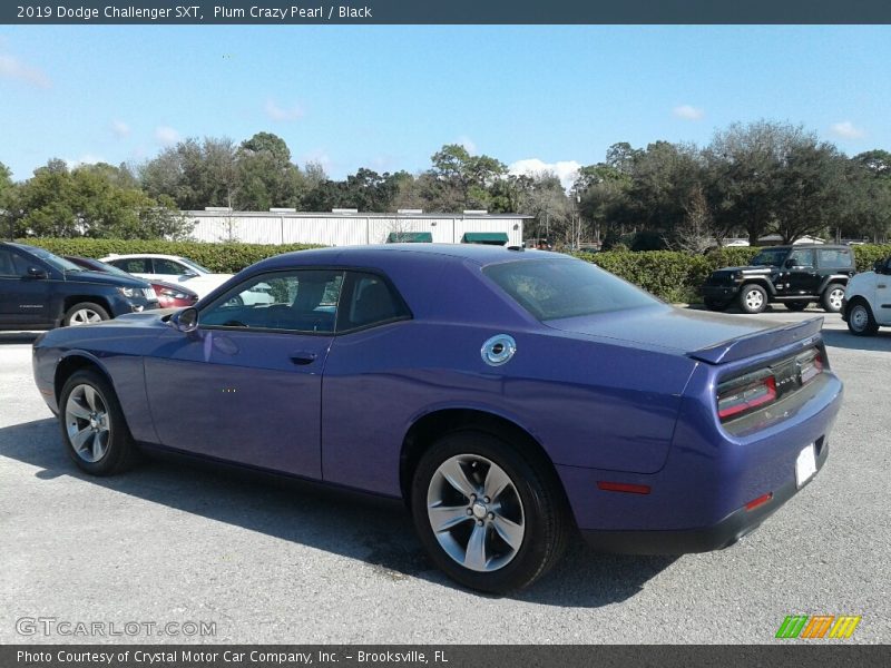 Plum Crazy Pearl / Black 2019 Dodge Challenger SXT