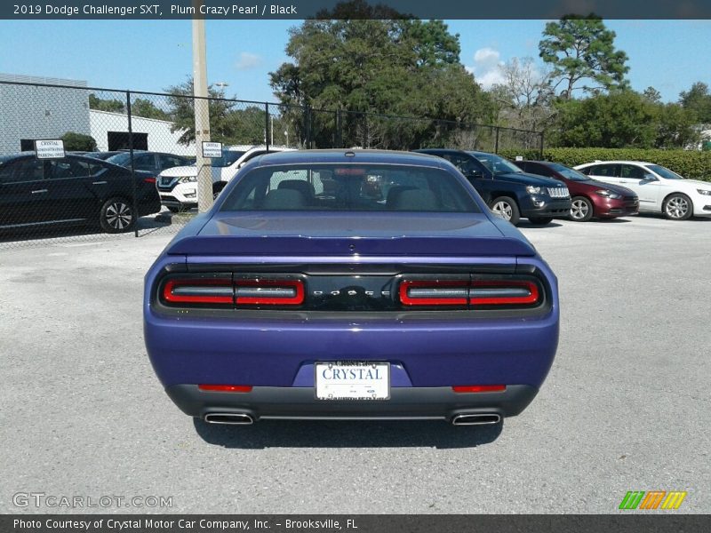 Plum Crazy Pearl / Black 2019 Dodge Challenger SXT