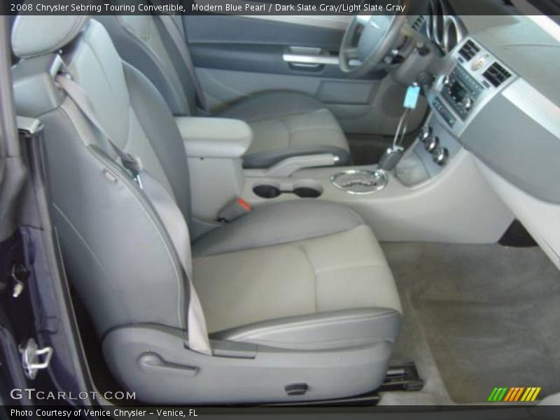 Modern Blue Pearl / Dark Slate Gray/Light Slate Gray 2008 Chrysler Sebring Touring Convertible