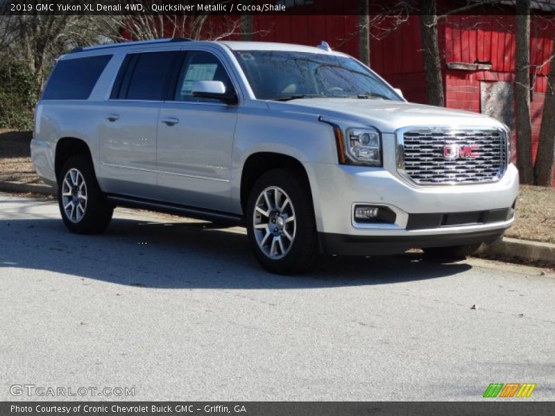 Quicksilver Metallic / Cocoa/Shale 2019 GMC Yukon XL Denali 4WD