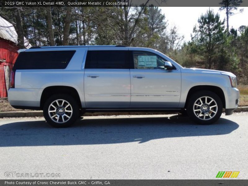 Quicksilver Metallic / Cocoa/Shale 2019 GMC Yukon XL Denali 4WD