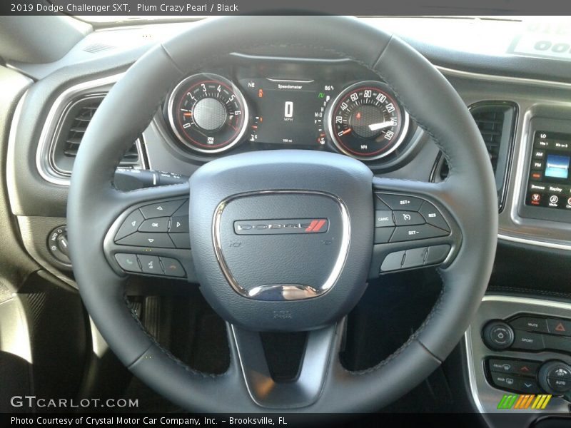 Plum Crazy Pearl / Black 2019 Dodge Challenger SXT