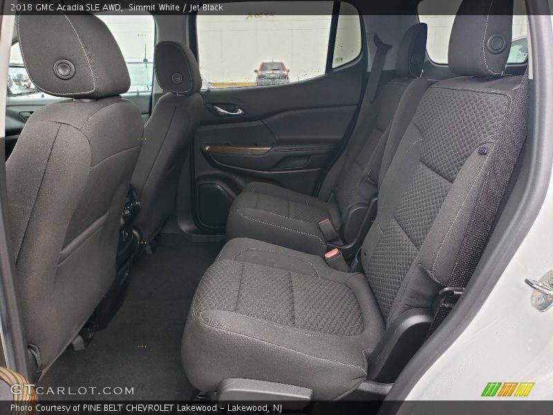 Simmit White / Jet Black 2018 GMC Acadia SLE AWD