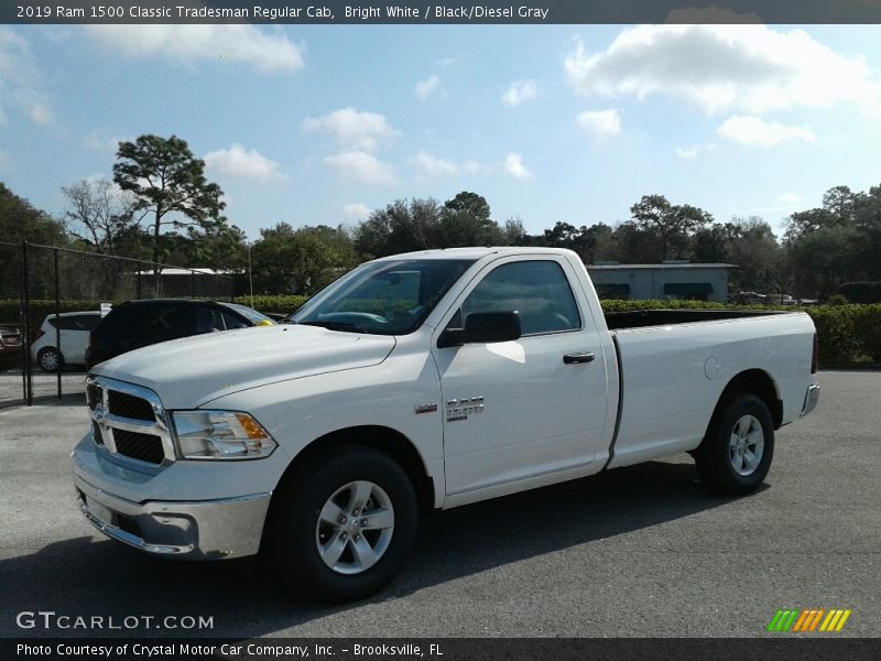 Bright White / Black/Diesel Gray 2019 Ram 1500 Classic Tradesman Regular Cab