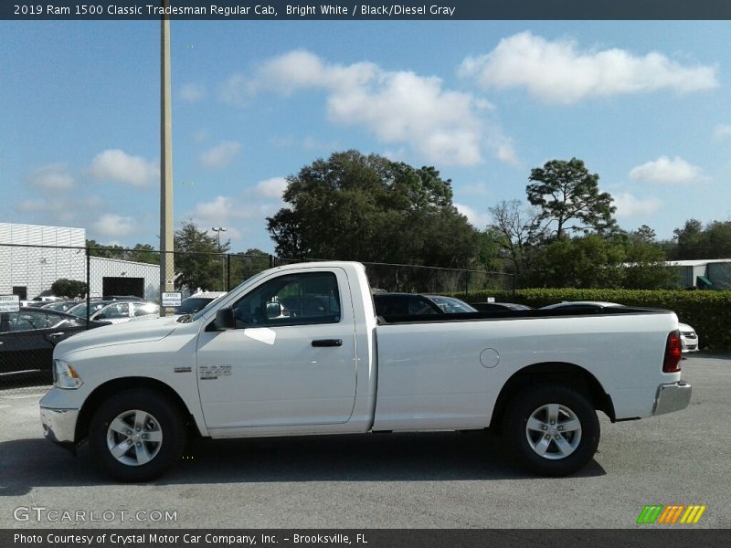 Bright White / Black/Diesel Gray 2019 Ram 1500 Classic Tradesman Regular Cab