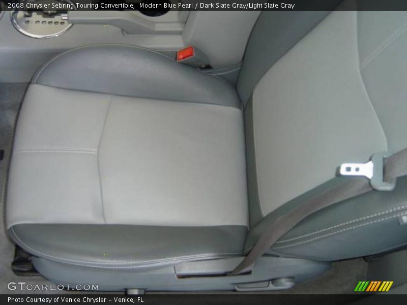 Modern Blue Pearl / Dark Slate Gray/Light Slate Gray 2008 Chrysler Sebring Touring Convertible
