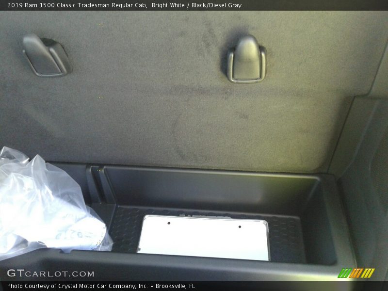 Bright White / Black/Diesel Gray 2019 Ram 1500 Classic Tradesman Regular Cab