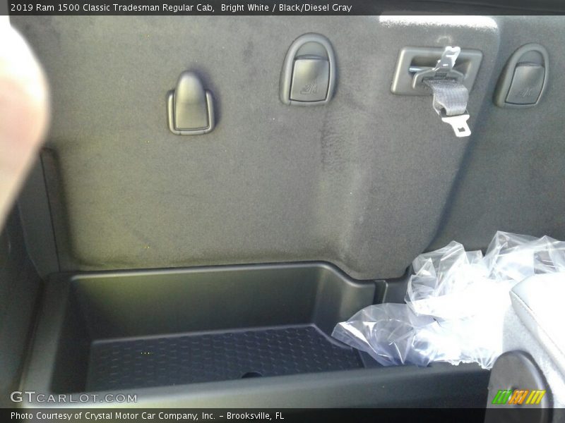 Bright White / Black/Diesel Gray 2019 Ram 1500 Classic Tradesman Regular Cab