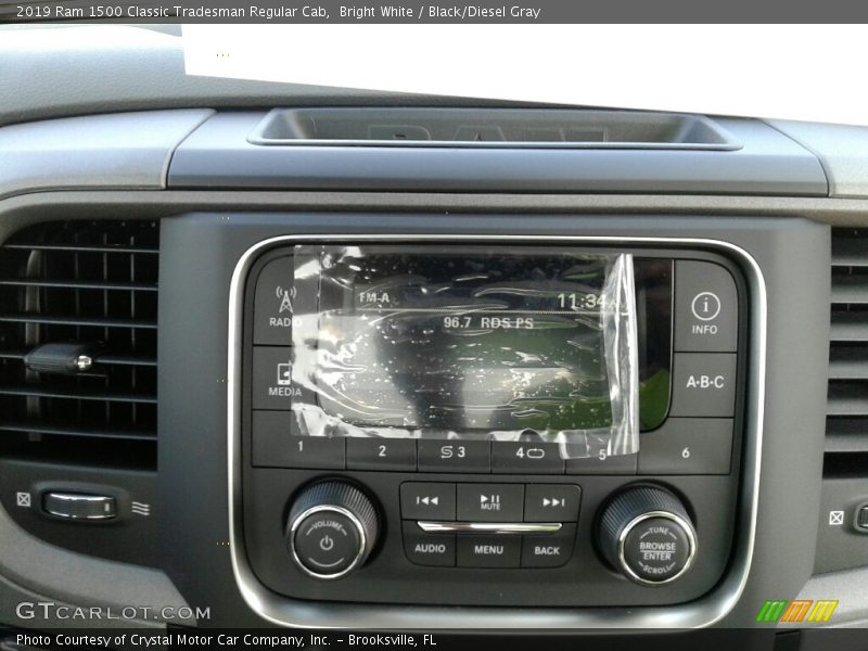 Bright White / Black/Diesel Gray 2019 Ram 1500 Classic Tradesman Regular Cab