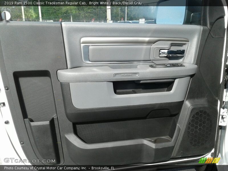 Bright White / Black/Diesel Gray 2019 Ram 1500 Classic Tradesman Regular Cab