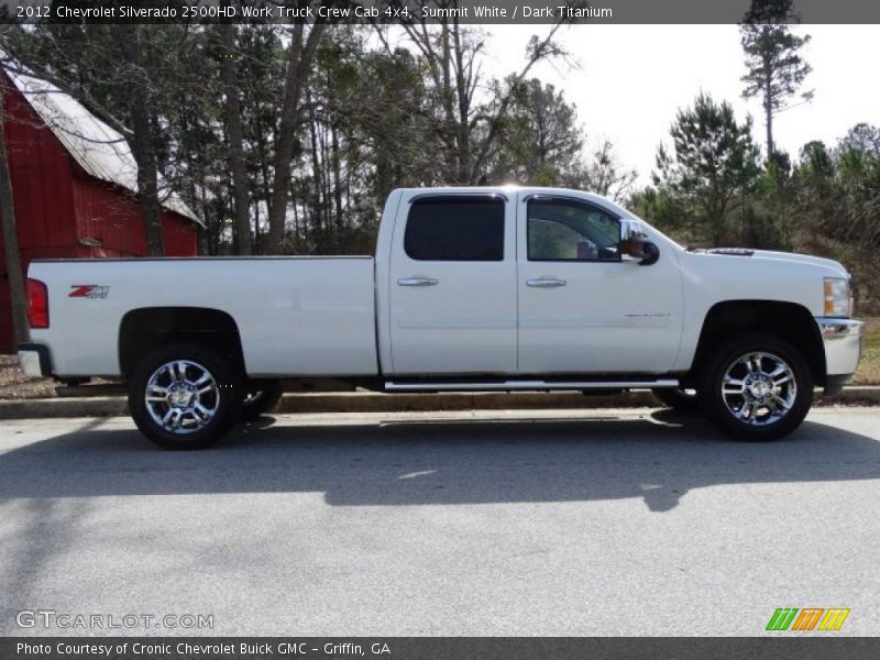 Summit White / Dark Titanium 2012 Chevrolet Silverado 2500HD Work Truck Crew Cab 4x4