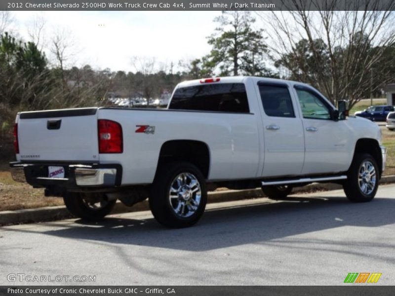 Summit White / Dark Titanium 2012 Chevrolet Silverado 2500HD Work Truck Crew Cab 4x4
