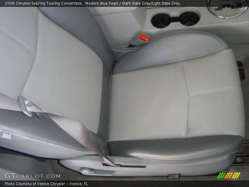 Modern Blue Pearl / Dark Slate Gray/Light Slate Gray 2008 Chrysler Sebring Touring Convertible