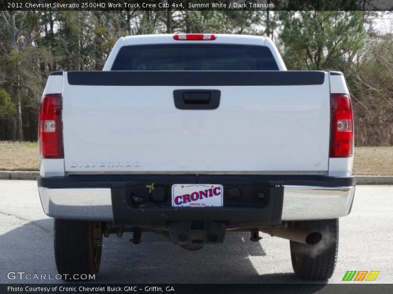 Summit White / Dark Titanium 2012 Chevrolet Silverado 2500HD Work Truck Crew Cab 4x4