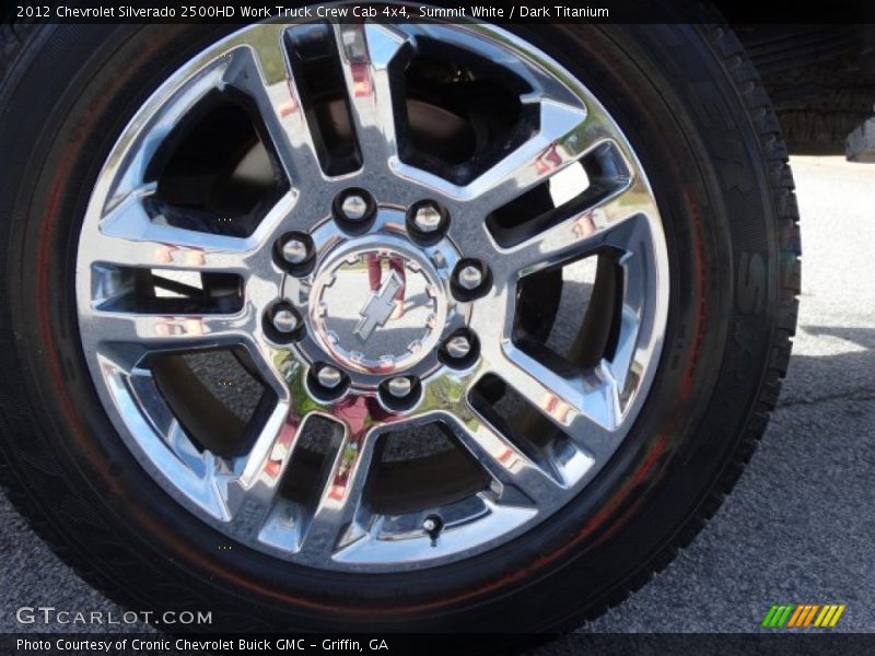 Summit White / Dark Titanium 2012 Chevrolet Silverado 2500HD Work Truck Crew Cab 4x4