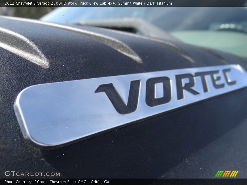 Summit White / Dark Titanium 2012 Chevrolet Silverado 2500HD Work Truck Crew Cab 4x4