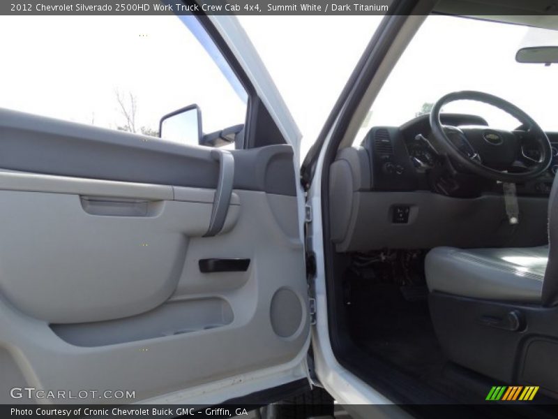 Summit White / Dark Titanium 2012 Chevrolet Silverado 2500HD Work Truck Crew Cab 4x4