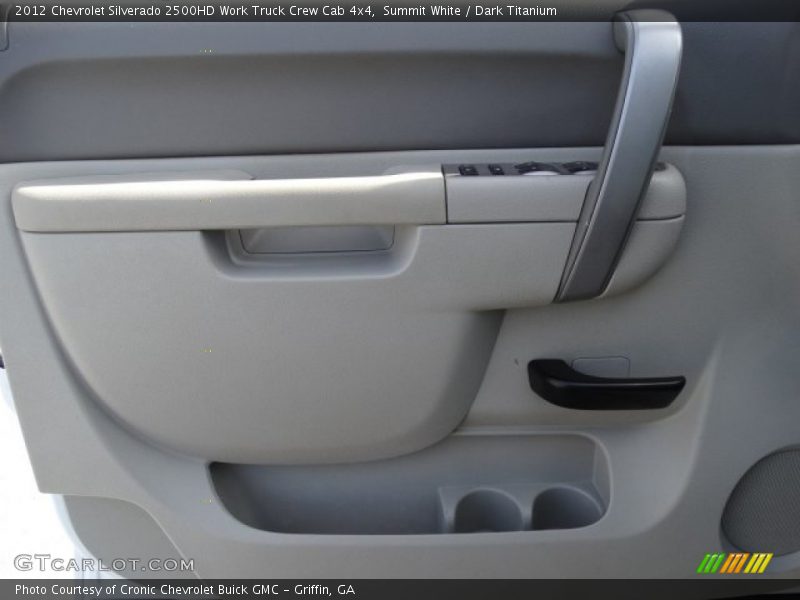 Summit White / Dark Titanium 2012 Chevrolet Silverado 2500HD Work Truck Crew Cab 4x4