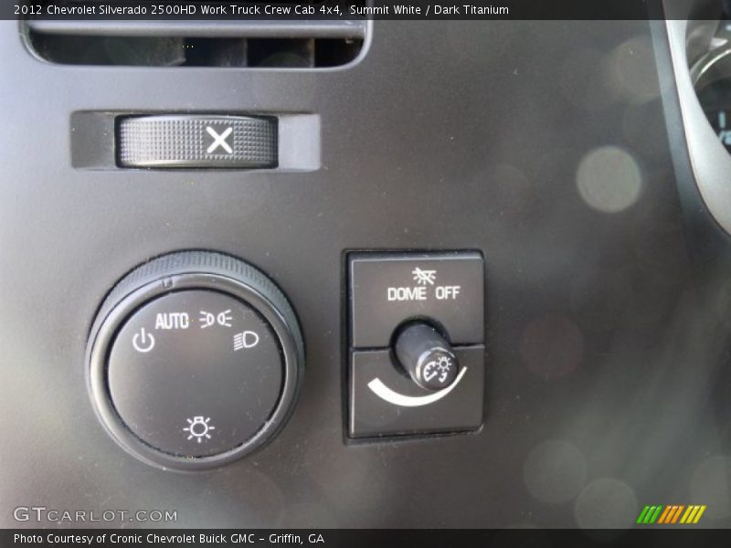 Summit White / Dark Titanium 2012 Chevrolet Silverado 2500HD Work Truck Crew Cab 4x4