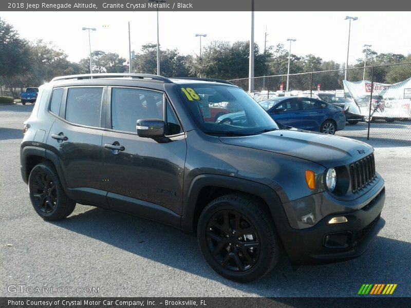 Granite Crystal Metallic / Black 2018 Jeep Renegade Altitude