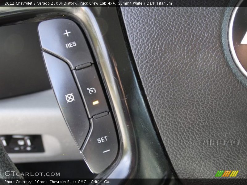 Summit White / Dark Titanium 2012 Chevrolet Silverado 2500HD Work Truck Crew Cab 4x4